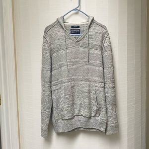 American Rag Hoodie Sweatshirt Knit Gray